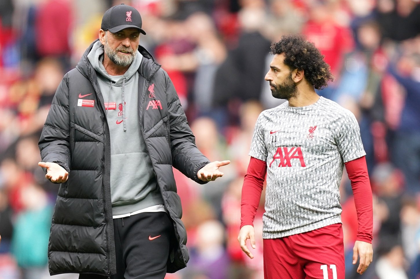 Klopp rodeio a discursar de atrito com Salah, todavia garante: ‘Respeitamos único ao outro’