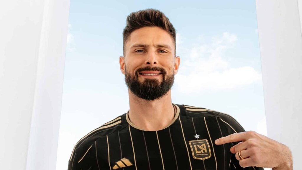 Giroud se despede do Milan e é apresentado velo Los Angeles FC, da MLS