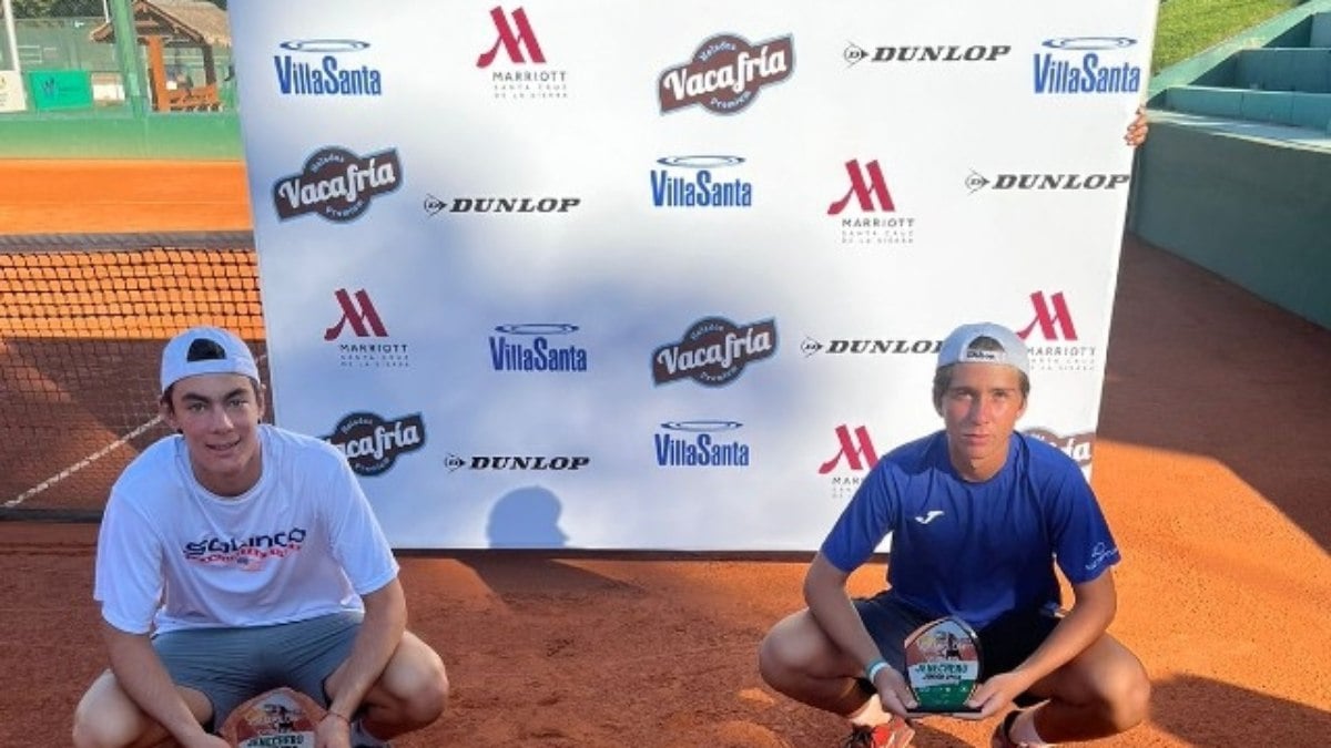 Leonardo Storck tomada, em Santa Cruz de la Sierra, seu 1º epígrafe ITF na curso