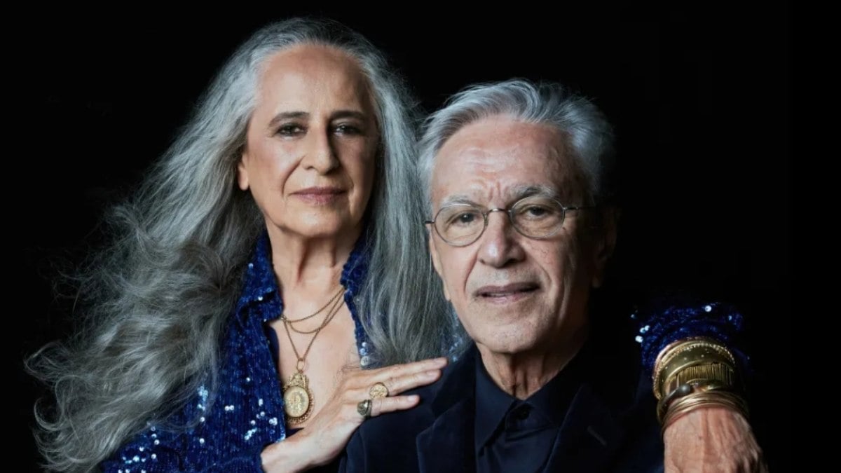 Caetano Veloso e Maria Bethânia dão uno gostinho da turnê com vídeo de tentativa