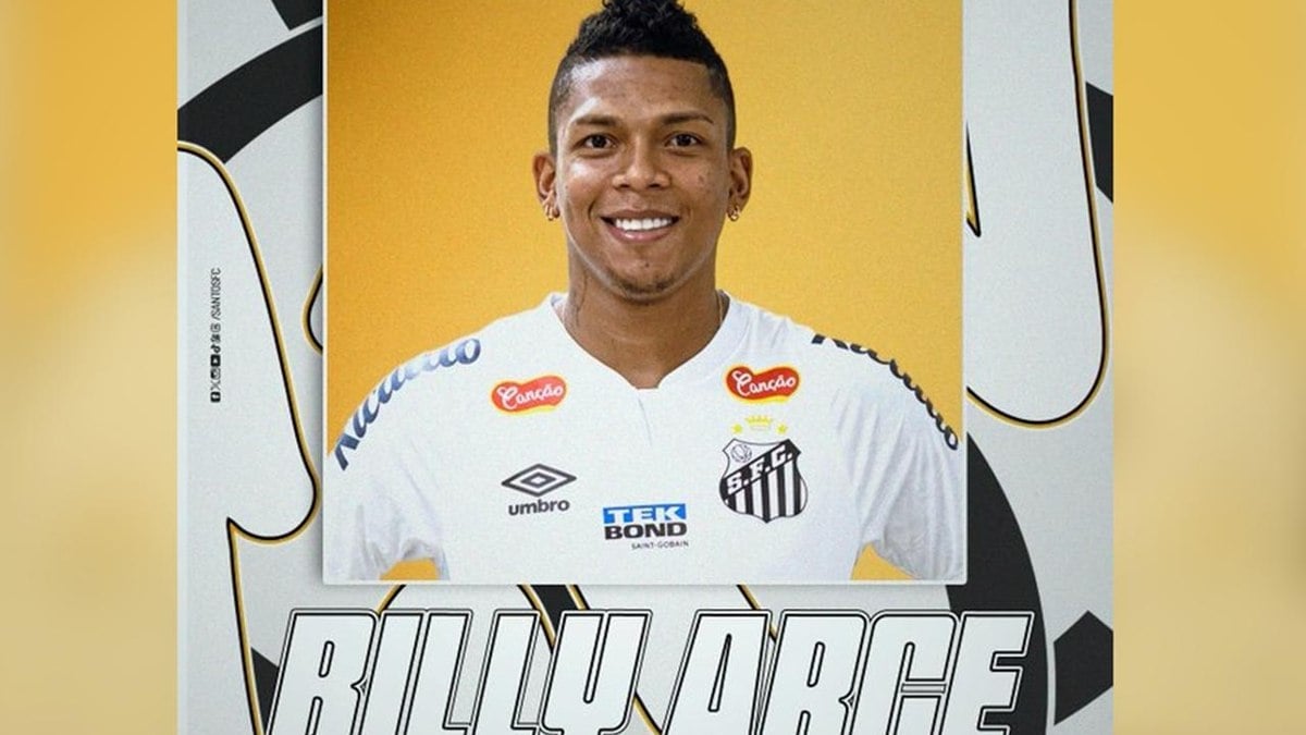 Santos anuncia a contratação do invasor Billy Arce