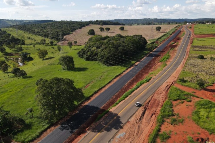 Rodovia entre Goiânia e Senador Canedo está 70% concluída