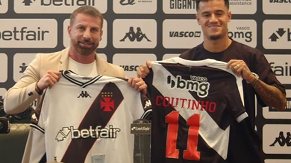 Pedrinho confirma coima de Coutinho com o Vasco e atualiza a respeito de Paiva, Souza e Alex Teixeira