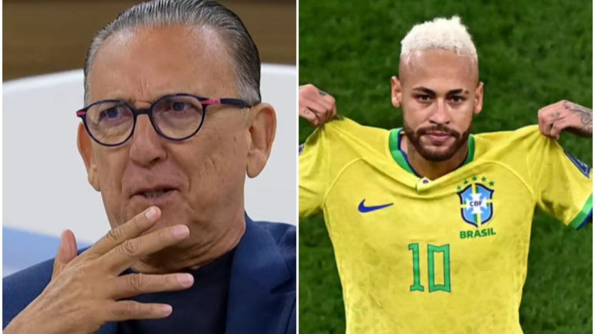 Galvão Bueno cita ‘taboca’ de Neymar e desabafa: ‘Se perdeu’