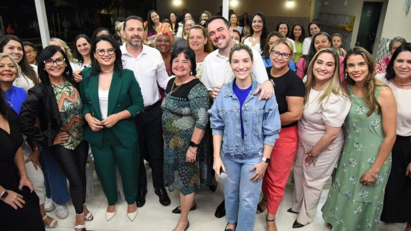 Mayara Mendanha e pré-candidatas reforçam arrimo a Leandro