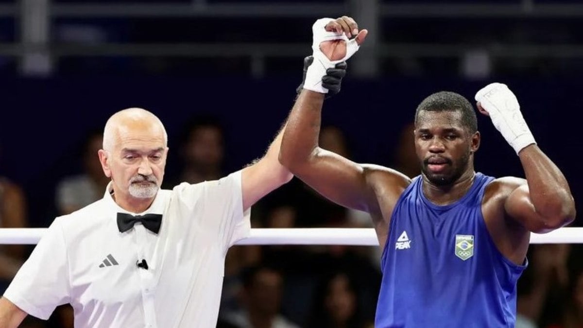 Wanderley Pereira perde para ucraniano e está excepto do boxe nos Jogos Olímpicos de Paris