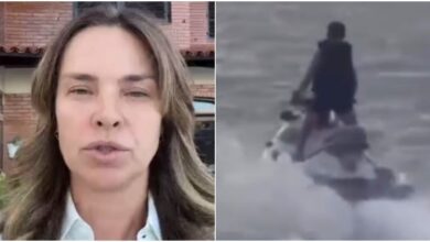 Atriz brasileira disputa com ex-marido por ceder rebento de 13 anos pilotar jet ski