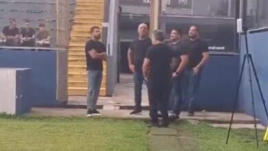 Ex-dirigente do Flamengo se reúne com presidente do Remo em visitante ao Baenão; vídeo