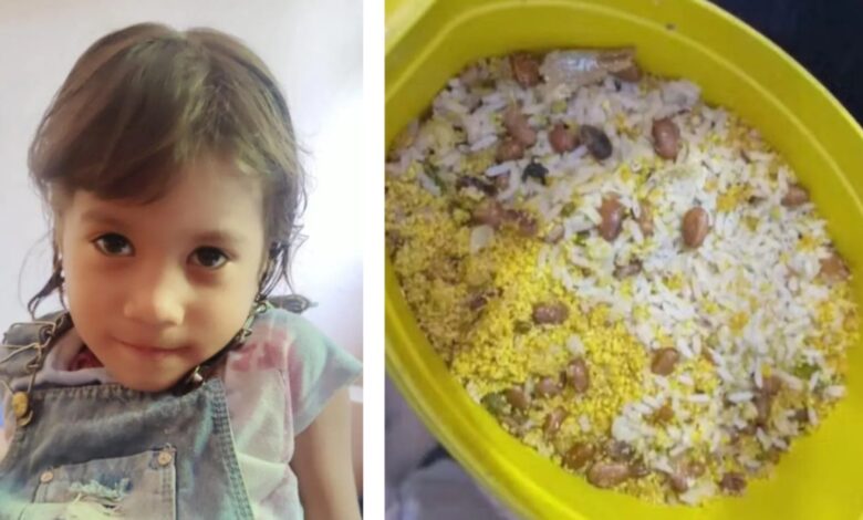 Moçoila de 4 anos é a 5ª mártir lesivo do arroz envenenado no Piauí