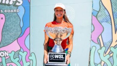 Luana Silva vira na última vaga e é campeã do Mundial Júnior da WSL