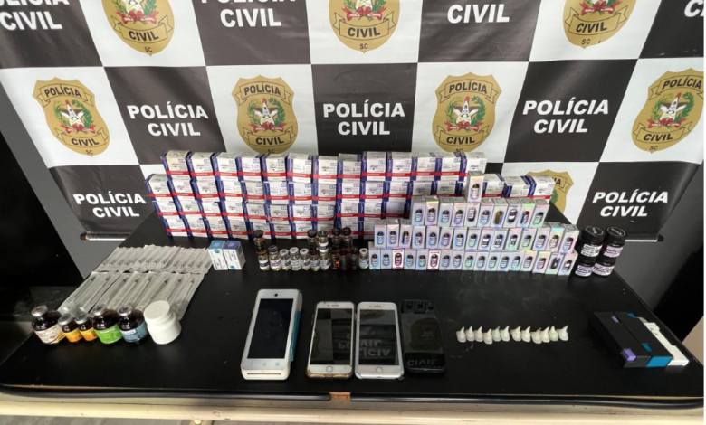 Polícia prende varão por transacção de anabolizantes em Blumenau