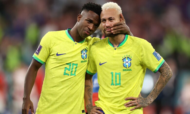 Vini Jr avalia exequível ida de Neymar para o Santos: “É a moradia dele“ Vini Jr avalia exequível ida de Neymar para o Santos: “É a moradia dele“