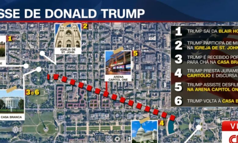 TV divulga trajeto de Trump para a monopólio TV divulga trajeto de Trump para a monopólio
