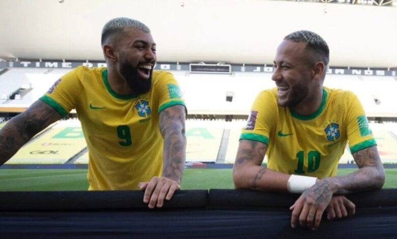 Gabigol manda mensagem para Neymar, de rotação ao Santos Gabigol manda mensagem para Neymar, de rotação ao Santos