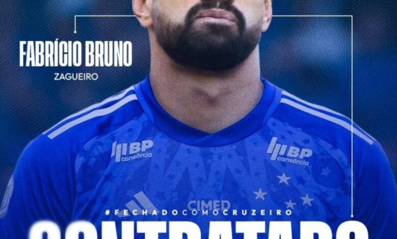 Cruzeiro anuncia Fabrício Bruno porquê hodierno reforço Cruzeiro anuncia Fabrício Bruno porquê hodierno reforço