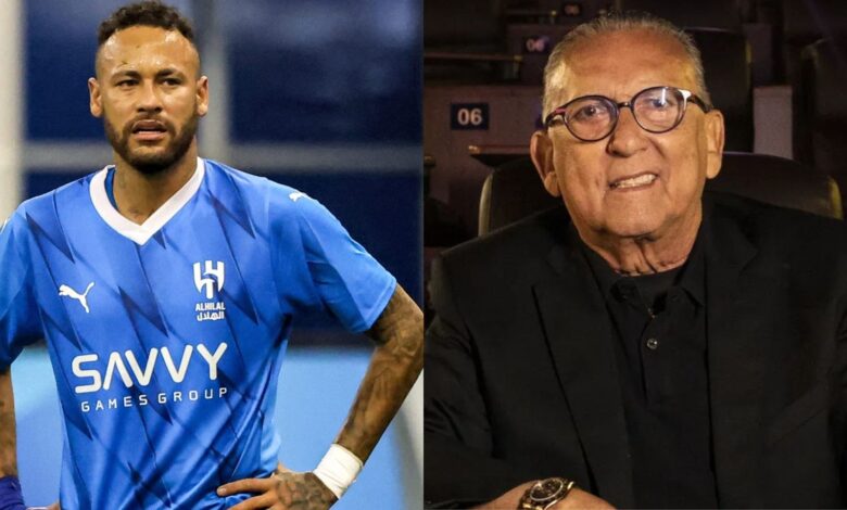 Galvão Bueno manda aviso para Neymar, de circuito o Santos Galvão Bueno manda aviso para Neymar, de circuito o Santos