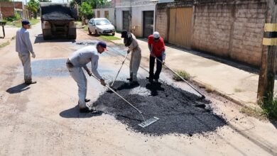 Prefeitura de Senador Canedo intensifica cálculo tapa-buraco