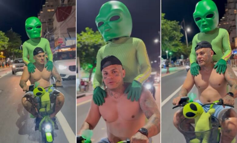 Depois ser encarcerado em Balneário Camboriú, Toguro comemora “liberdade“ em rolezinho com “ET Apoiado Loco“ Depois ser encarcerado em Balneário Camboriú, Toguro comemora “liberdade“ em rolezinho com “ET Apoiado Loco“