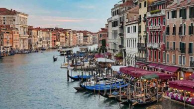 Veneza: Cidade tem cenário singular e magnificiente