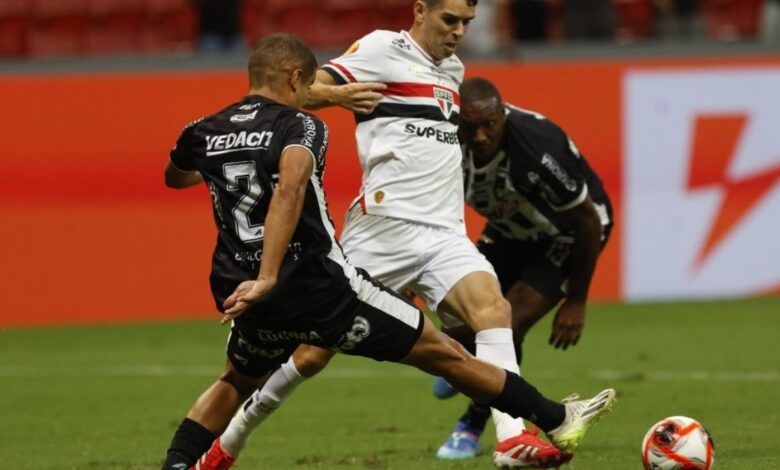 Com singular a mais em todo o segundo fase, São Paulo fica no empate na frente da Inter de Limeira Com singular a mais em todo o segundo fase, São Paulo fica no empate na frente da Inter de Limeira