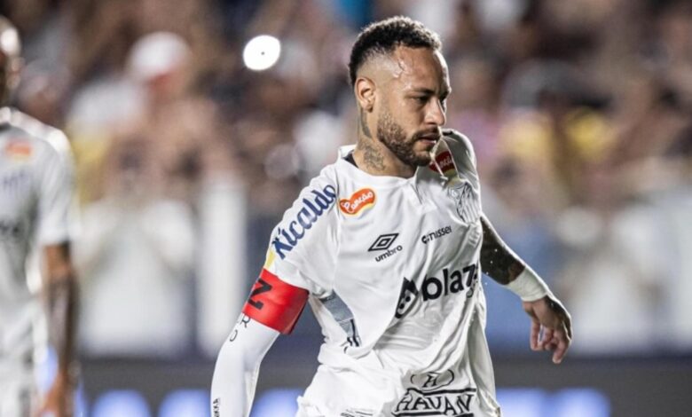 Neymar baliza avante gol posteriormente regressão ao Santos