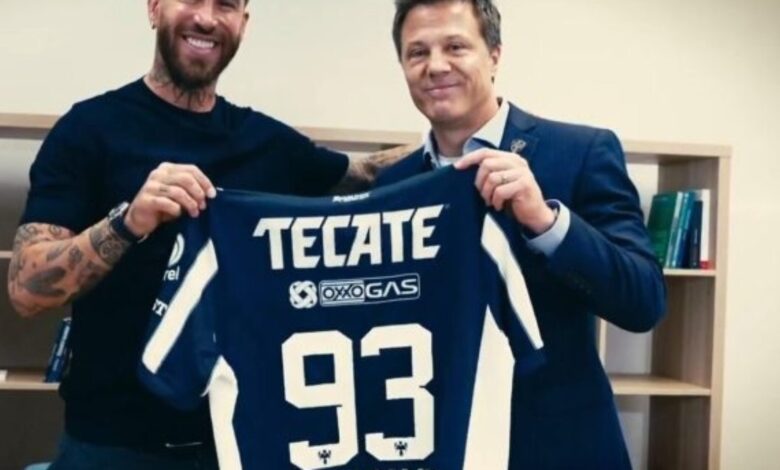 Sergio Ramos é anunciado lã Monterrey (MEX) Sergio Ramos é anunciado lã Monterrey (MEX)