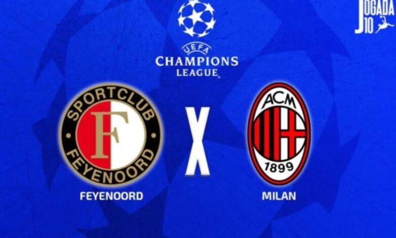 Feyenoord x Milan: onde presenciar, escalações, arbitragem Feyenoord x Milan: onde presenciar, escalações, arbitragem