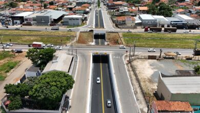 Prefeitura libera trânsito no Viaduto do Papillon Park em Aparecida