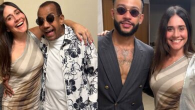 Alessandra Negrini posa com Memphis Depay e Jorge Ben Jor: “Ídolos“