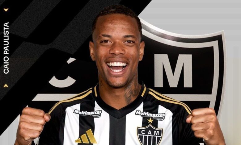 Atlético-MG anuncia contratação de lateral Caio Paulista, ex-Palmeiras Atlético-MG anuncia contratação de lateral Caio Paulista, ex-Palmeiras