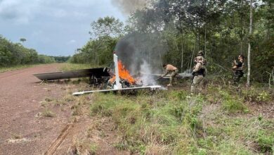 AM: aeronave vindo do Peru com 500 kg de drogas é interceptado pela FAB