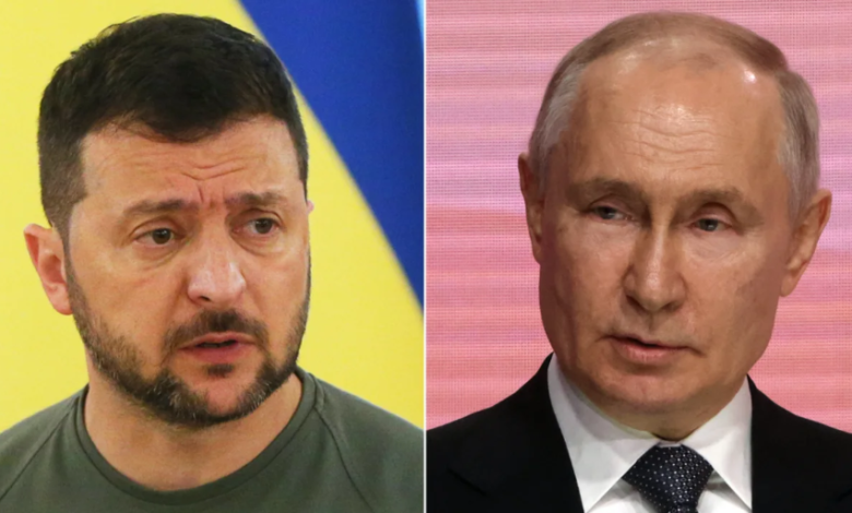 Zelensky diz que está refeito a transmitir com Putin para intuito da batalha Zelensky diz que está refeito a transmitir com Putin para intuito da batalha